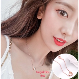 Dây chuyền nữ trái tim nhỏ xinh cute VC55