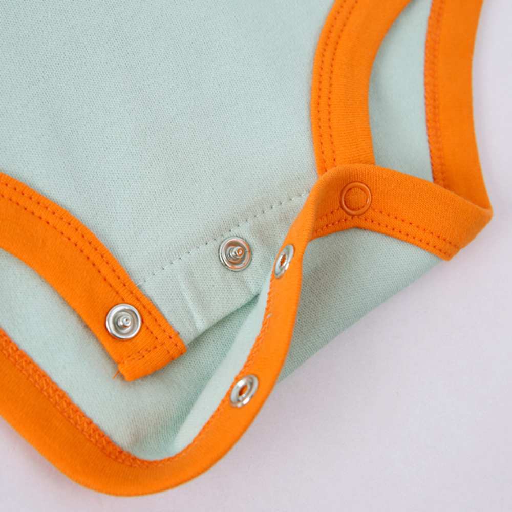 Áo Liền Quần Sanlutoz Màu Xanh Lá Họa Tiết Hoạt Hình Cho Trẻ Sơ Sinh