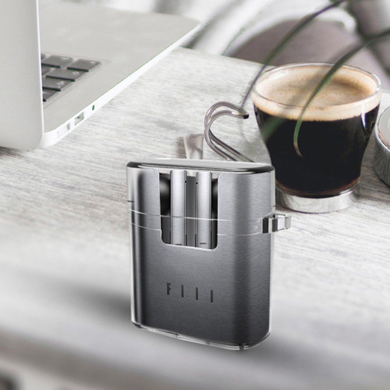 Vỏ bảo vệ hộp sạc bằng TPU trong suốt cho tai nghe không dây Bluetooth Fill/Fill CC2