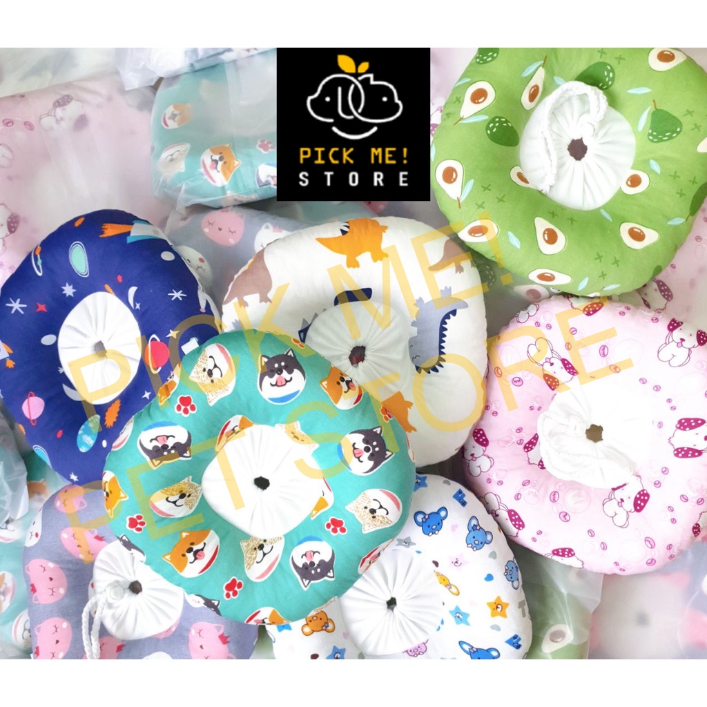 Loa| Gối| Vòng chống liếm cho Chó Mèo - Bằng Bông Siêu Nhẹ và Êm Ái