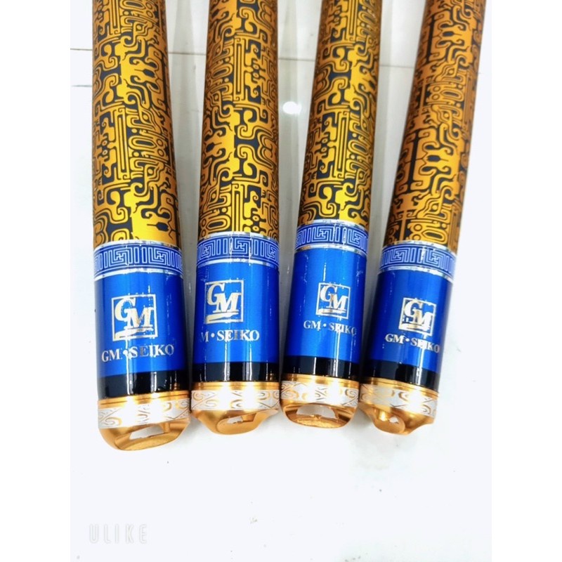 Cần câu tay GM 6H dài 6m3 tải cá 15kg hàng loại 1 Gama Seiko Hoàng Long  chính hãng màu mạ vàng săm hình rồng sang trọng