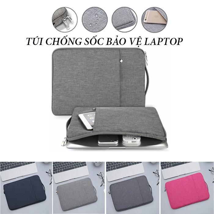 Túi Chống Sốc Laptop Macbook Surface Nhiều Size 13 14 15.6 inch