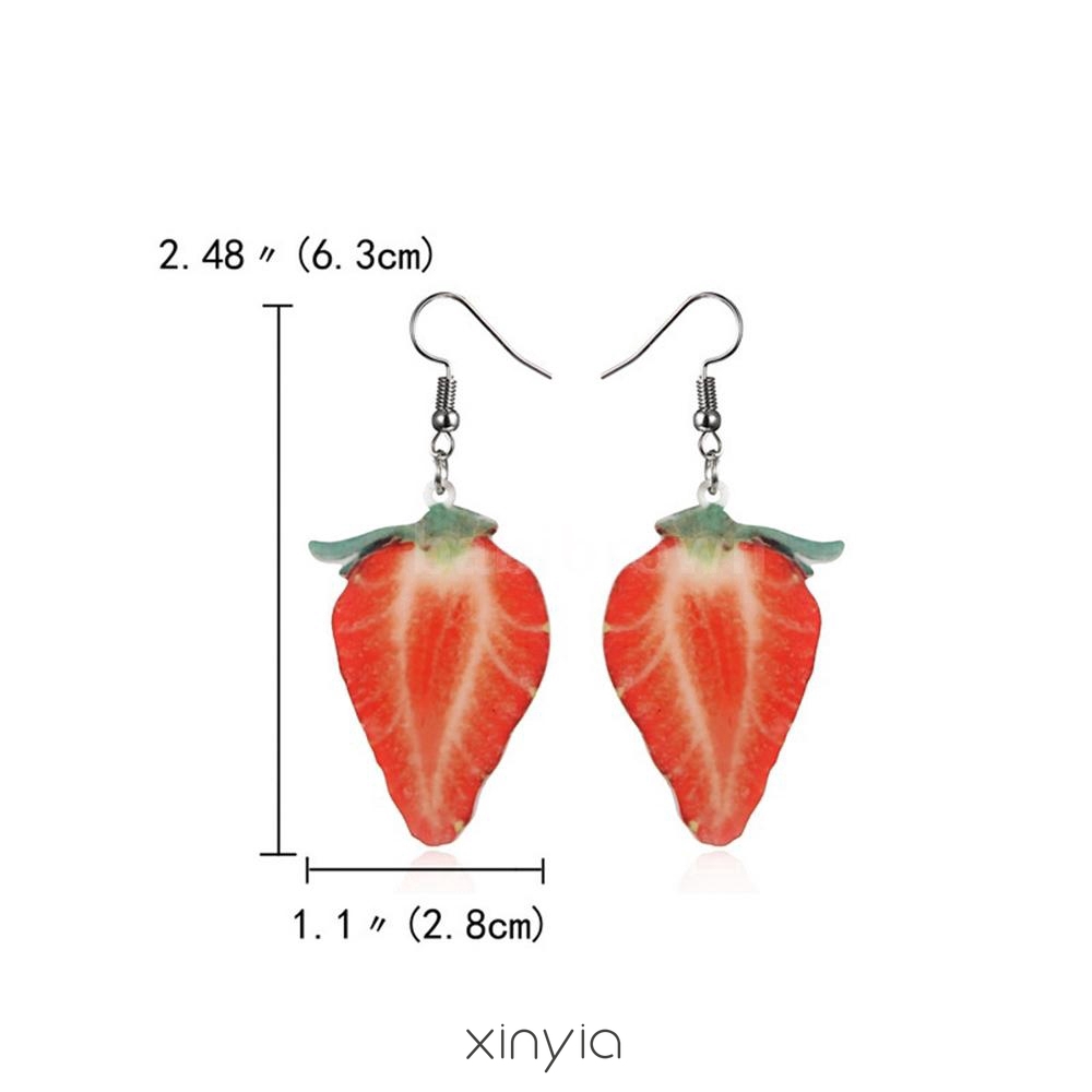 Hoa tai hình trái cây phong cách thời trang Hàn Quốc xinh xắn