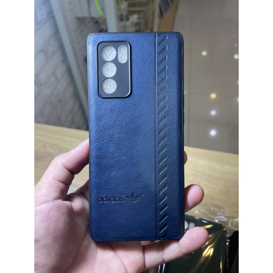Ốp lưng da adidas cho oppo Reno 6Z 6 5 4 Pro  dẻo, mềm dàn hồi, bền đẹp, dẻo, mềm dàn hồi, bền đẹp