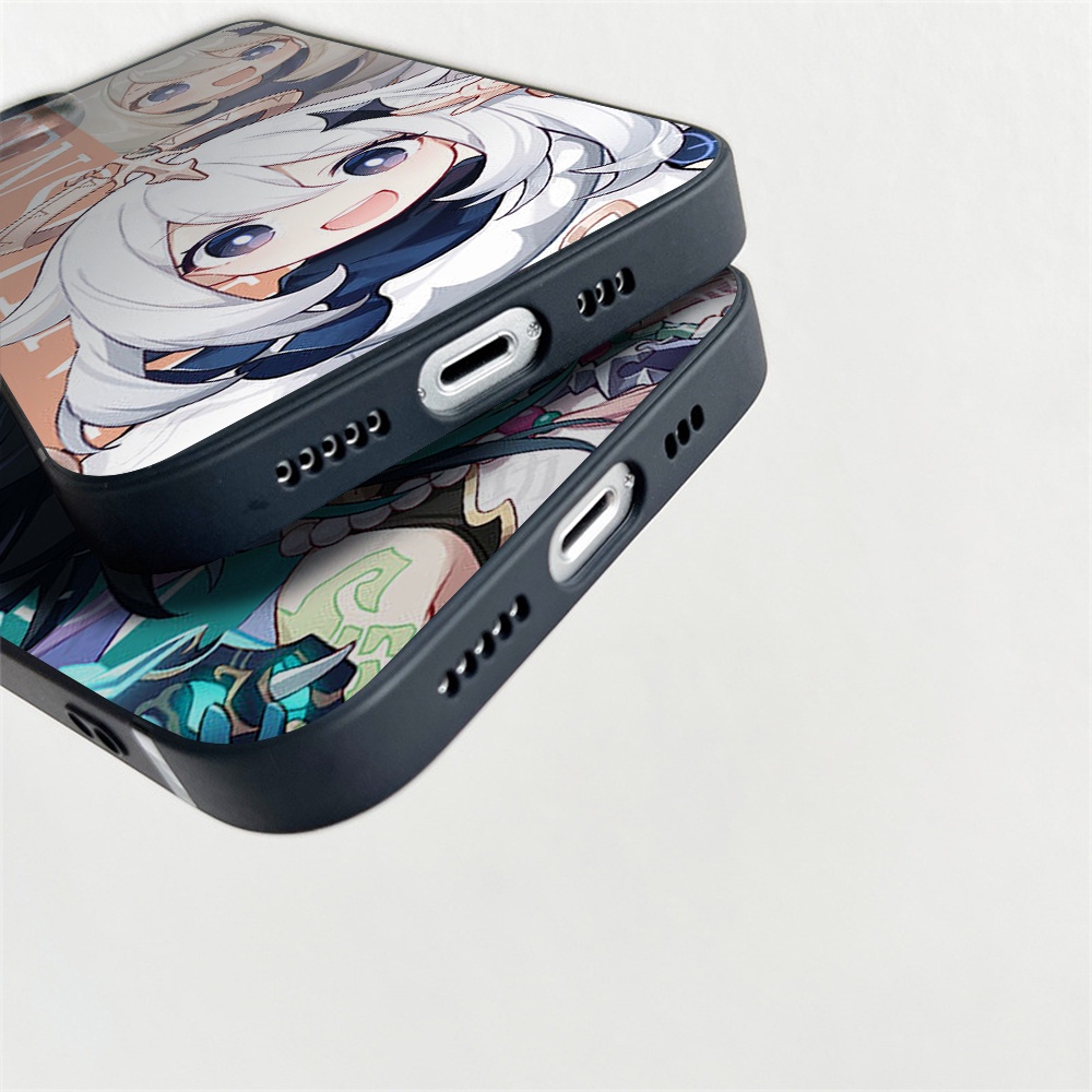 Ốp Điện Thoại Màu Đen Họa Tiết Vân Đá Cho iPhone 11 13 pro max 6 6s 7 8 Plus X XR XS max SE 2020 12 pro max 12Mini