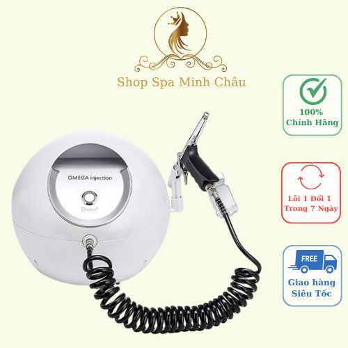 Máy phun oxy omega | máy phun oxy jet mini thế hệ mới ( bảo hành 6 tháng )