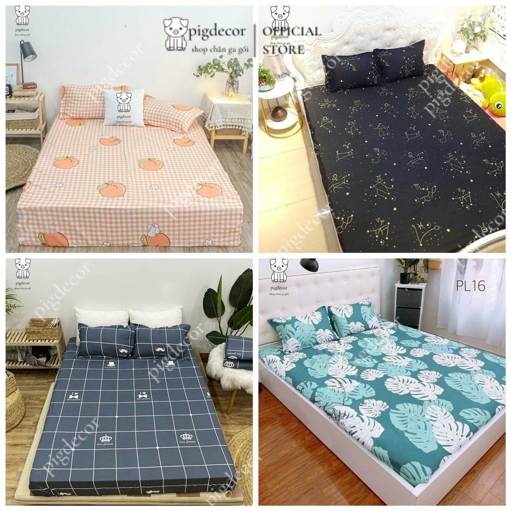 Ga trải giường cotton poly 1m6,1m8,drap giường hàn quốc,được chọn mẫu trong bài đăng