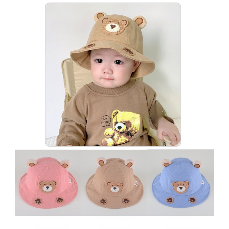 Mũ Bucket Chống Nắng Kiểu Dáng Dễ Thương Xinh Xắn Dành Cho Bé Trai