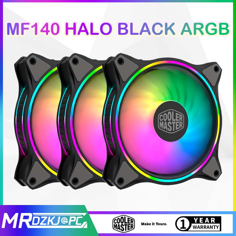 COOLER MASTER Quạt Tản Nhiệt Nhiều Lớp Master MF140 Halo ARGB 140mm Hiệu Quả Cao Tiếng Ồn Thấp