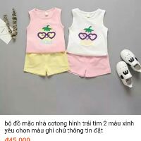 Combo 3 bộ bé gái