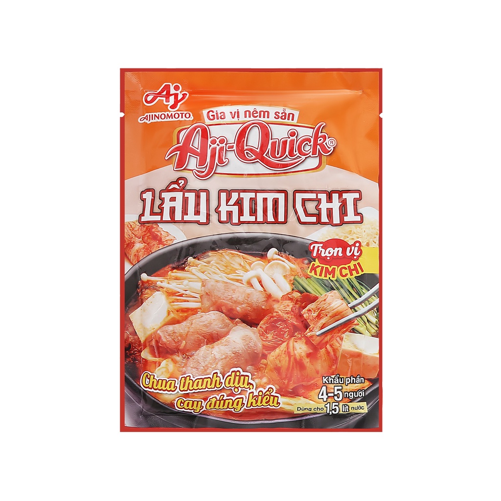 Gia vị nêm sẵn vị kim chi Aji-Quick gói 46g