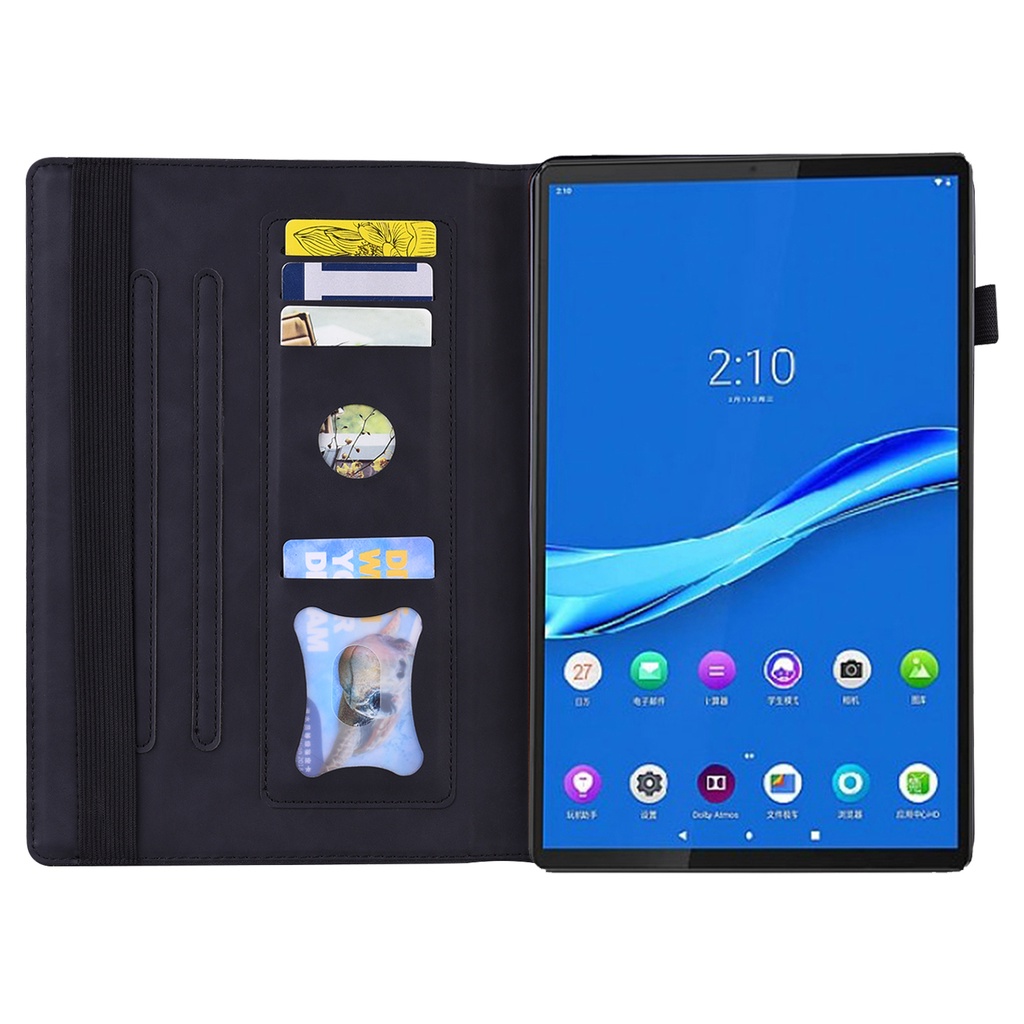 Bao da máy tính bảng PU có ngăn đựng thẻ cho Lenovo Tab M8 TB-8505F/TB-8505X  / M8  TB-8506F TB-8506X
