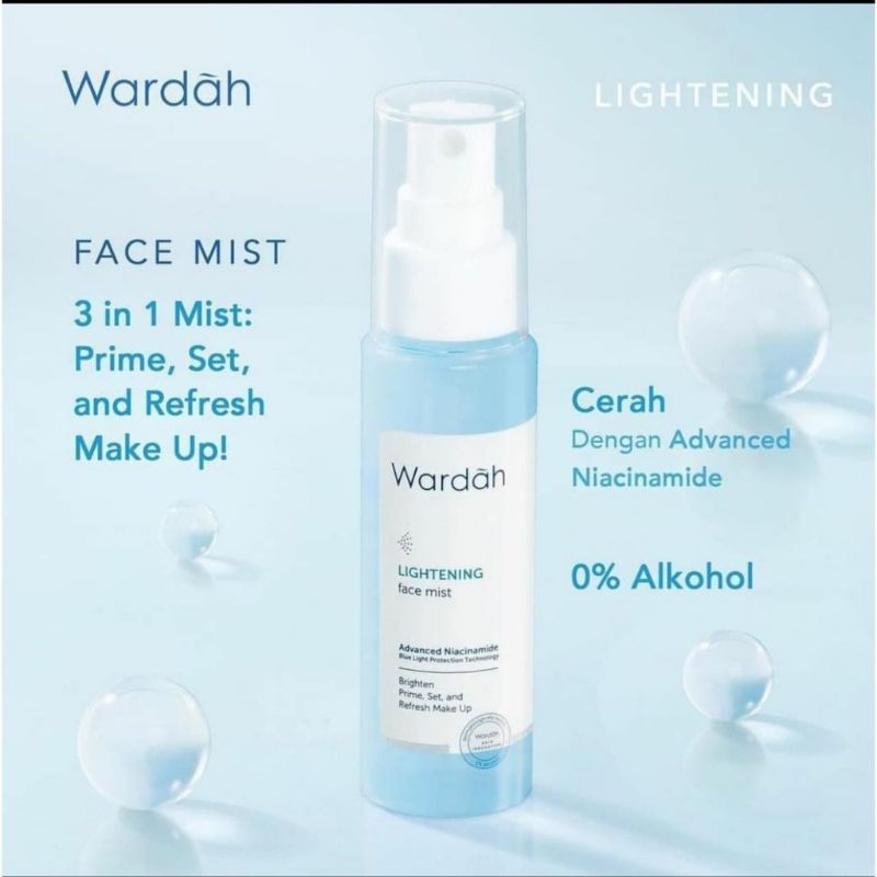 Xịt dưỡng trắng da Wardah 60ml