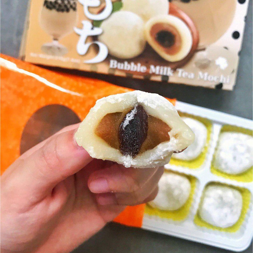 Bánh Mochi nhân Trà sữa Trân châu Taiwan Dessert hộp 210gr