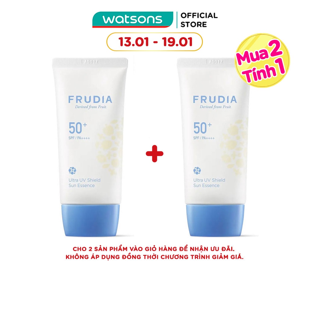 Tinh Chất Chống Nắng Frudia Ultra Uv Shield Sun Essence 50+ SPF/PA++++ Dưỡng Ẩm Ngăn Ngừa Tia Uv 50g