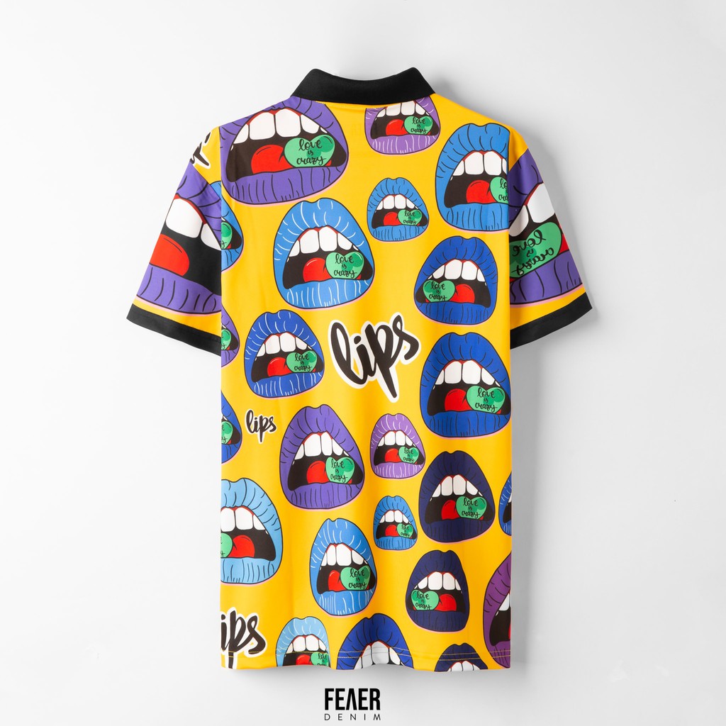 Áo polo nam FEAER DENIM chất thấm hút thoáng khi vải polyeste GYPSY BEAR | BigBuy360 - bigbuy360.vn