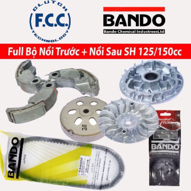 Full bộ nồi trước và sau SH việt nam chính hãng