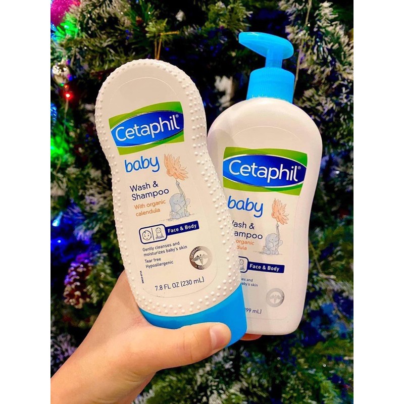 Sữa tắm gội cetaphil baby 230 ml ,399ml - Hàng Mỹ