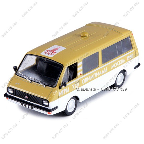 MS: 4326.4 - XE MÔ HÌNH TỈ LỆ 1:43 - XE CƠ GiỚI PAZ - 2970 - PHỤC VỤ OLYMPIC MOSCOW 86