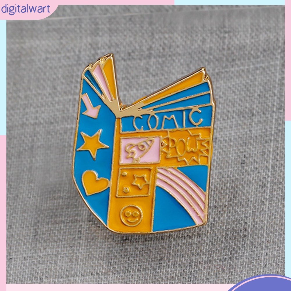 Ghim Cài Áo Hình Cuốn Sách Sáng Tạo Độc Đáo