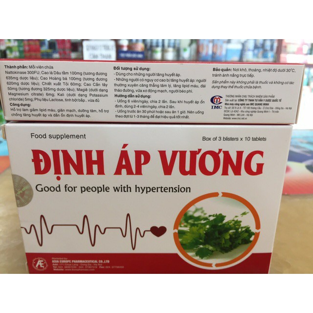  ✅ (CHÍNH HÃNG) Định Áp Vương