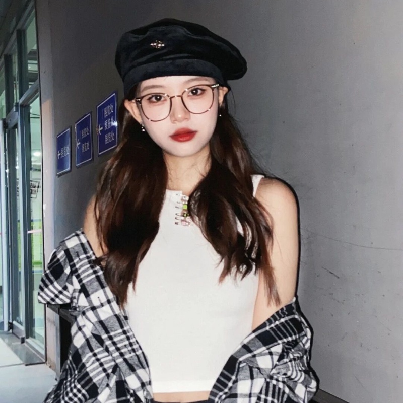 Mắt Kính Gọng Tròn Chống Ánh Sáng Xanh Thời Trang