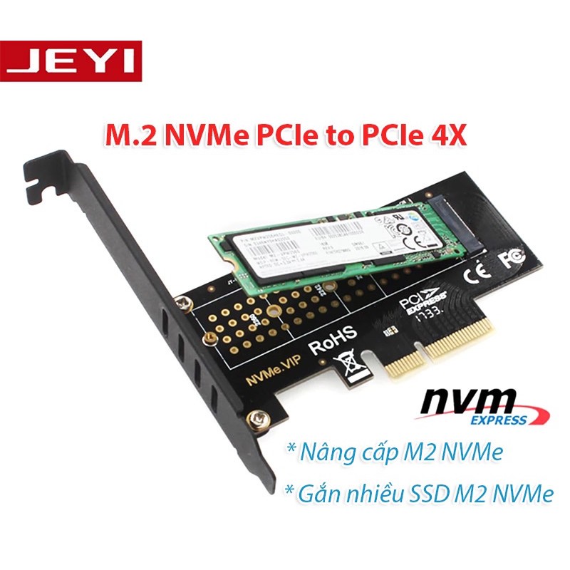 Card PCI E 4x, 8X...chuyển NVME M2 Adapter JEYI_SK4