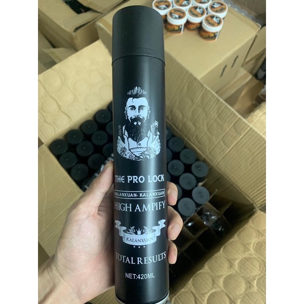 Gôm xịt tóc The Pro Lock High Ampify 420ml