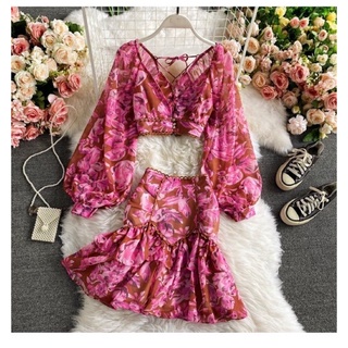 (oder china) set hoa siêu đẹp xinh kiều nữ