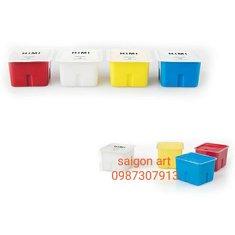 SET 18 MÀU VẼ GOUCHE HIMI+10 TỜ GIẤY HAPPY A5(250G)
