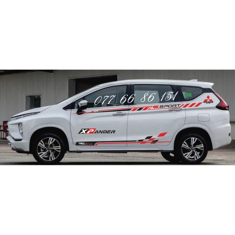 Tem Dán Sườn Xe Xpander Mẫu Mới 2021.Tem Dán Sườn Xe xpander