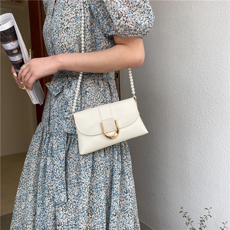 Túi xách đeo chéo nữ phong cách Châu Âu thời trang 2021 nhiều màu tùy chọn