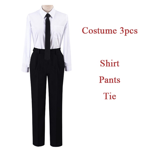 Bộ Tóc Giả Màu Đen Hóa Trang Nhân Vật Chainsaw Man Makima Cho Nam Và Nữ