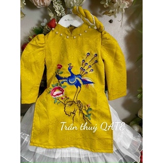 Set áo dài bé gái