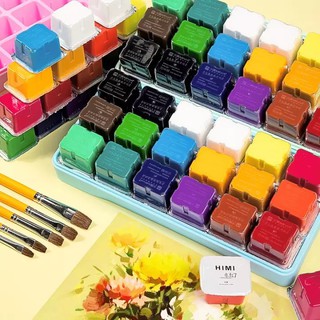 Màu GOUACHE HIMI dạng thạch ( 18/24 màu) Twin 36 48 màu