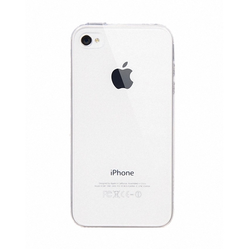 Ốp lưng silicon trong cho iphone 4, 4s