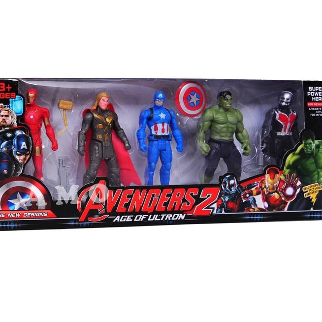 Set 5 Mô Hình Nhân Vật Robot Phim Avengers 2115