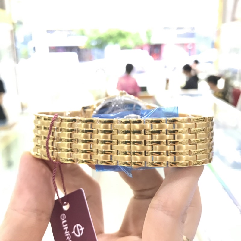 Đồng hồ nam SUNRISE 778SWA Full hộp, Kính Sapphire chống xước chống nước tuyệt đối