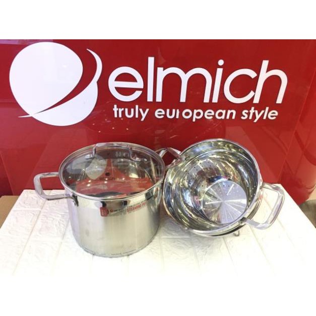 Elmich NỒI HẤP INOX 304 ELMICH 22CM EL3360, 26CM EL3361