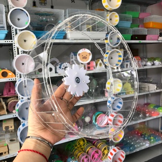 Wheel hamster trong suốt lắp ráp