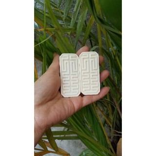 Bộ gối cầu đục 3D bằng xương dành cho lồng chim Khuyên( Lỡ, Nhỡ)- Tặng bi chân lồng