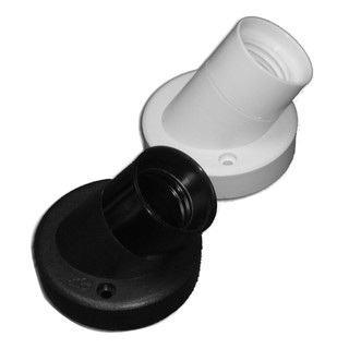 2 Đuôi Đèn Xéo đuôi thẳng E27 Màu Đen hoặc Trắng