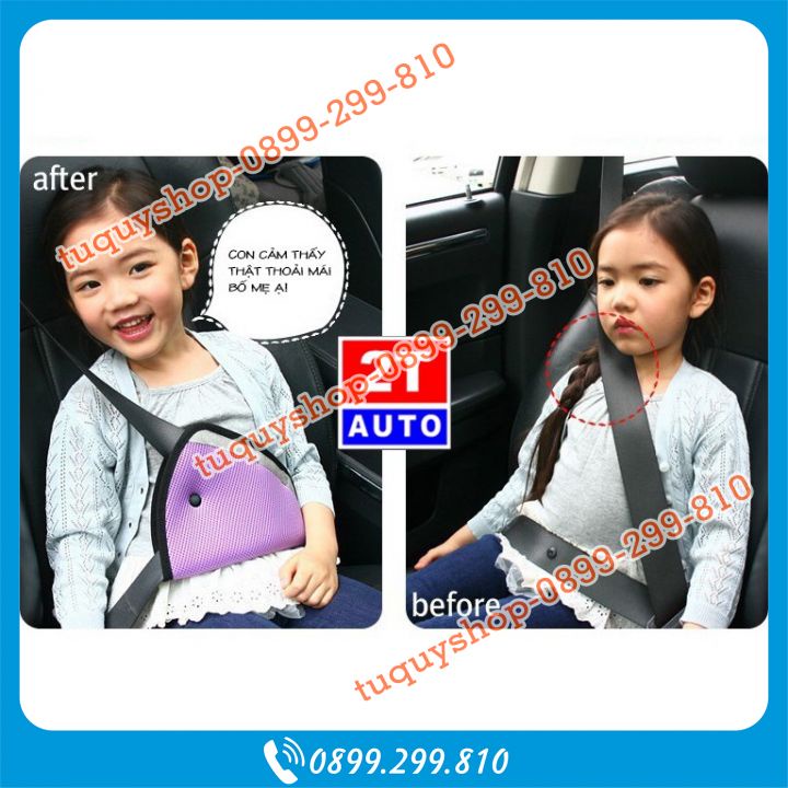 01 Phụ kiện tấm gắn thu gọn dây đai an toàn cho trẻ em, cho bé ngồi trên ô tô xe hơi, SKU:101