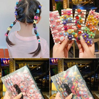Set 30 dây cột tóc nhiều màu cho bé cực dễ thương