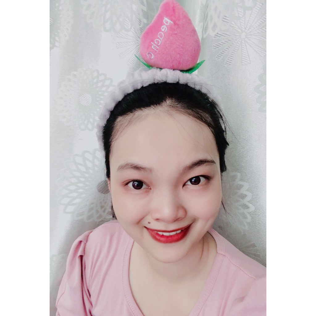 Băng Đô Cài Tóc Hình Trái Đào 3D Xinh Xắn Cho Nữ Siêu HOTHIT | BigBuy360 - bigbuy360.vn