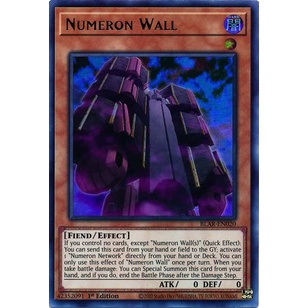 Thẻ bài Yugioh - TCG - Numeron Wall / BLAR-EN020'