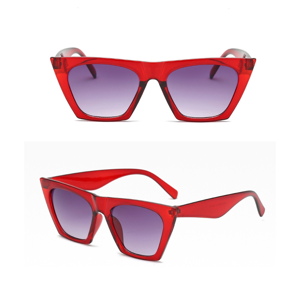 Kính Mát Gọng Vuông Chống Tia Uv400 Thời Trang Cho Nữ