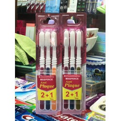 SÉT 3 BÀN CHẢI ANTI PLAQUE LG