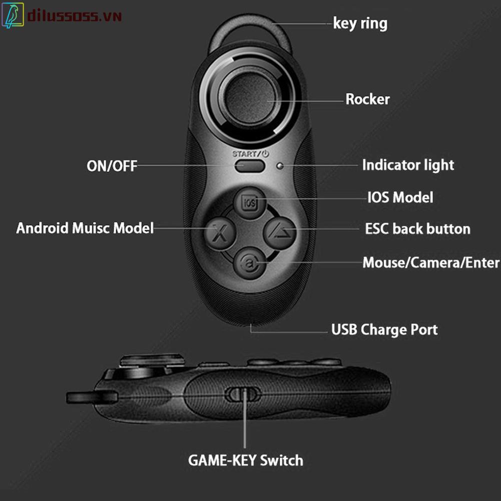 MOCUTE Tay Cầm Chơi Game Bluetooth Không Dây Cho Máy Tính