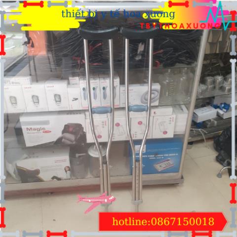 Nạng Chống Nách Bằng Inox Việt Nam - 1 Chiếc